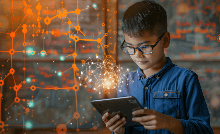 boy using digital tablet future opportunities education concept 1