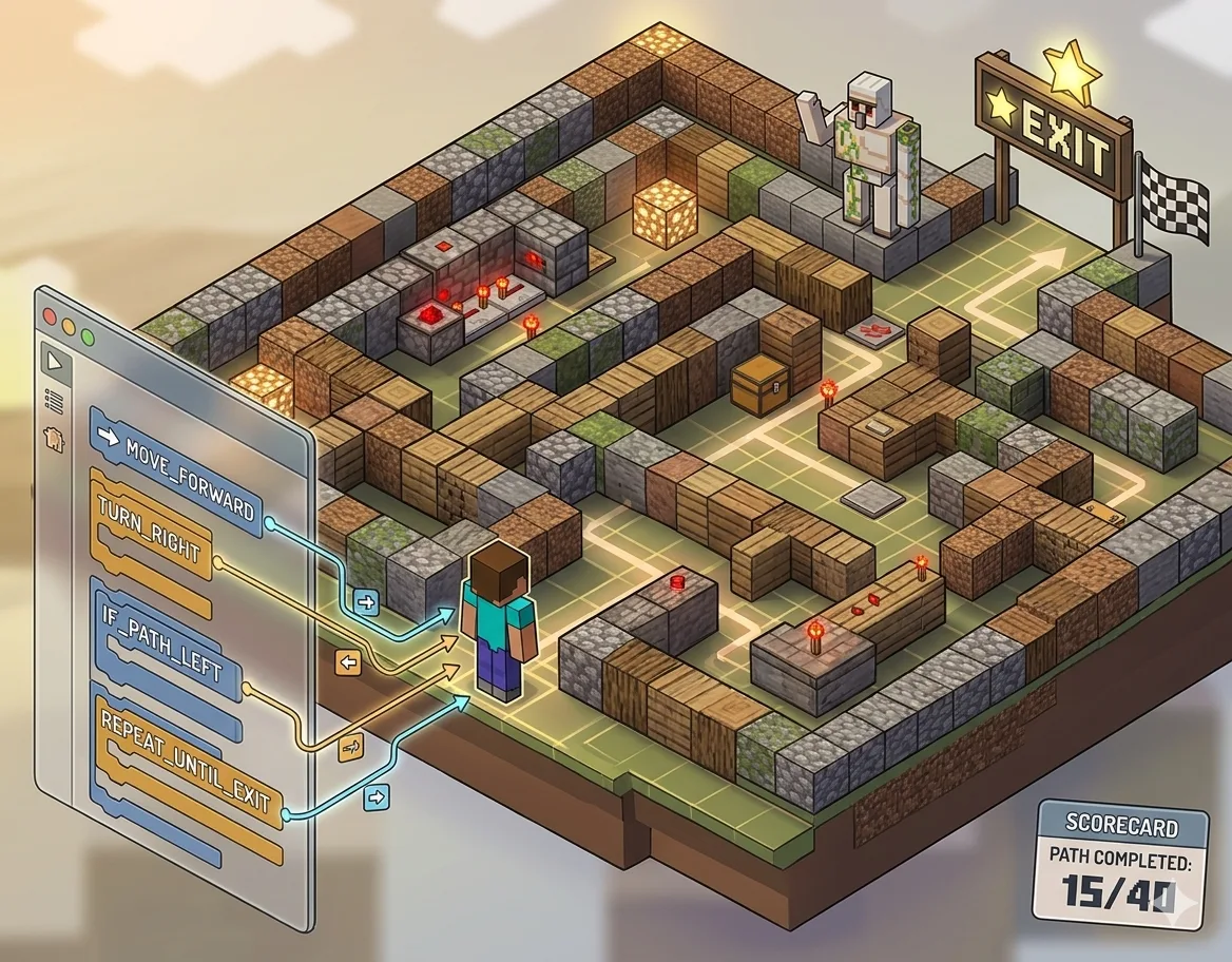 Minecraft Maze Challenge