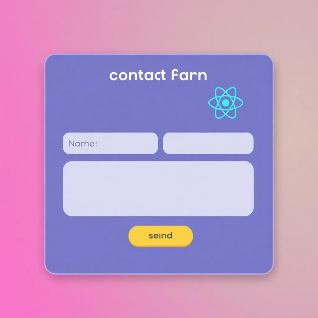 React Contact Page